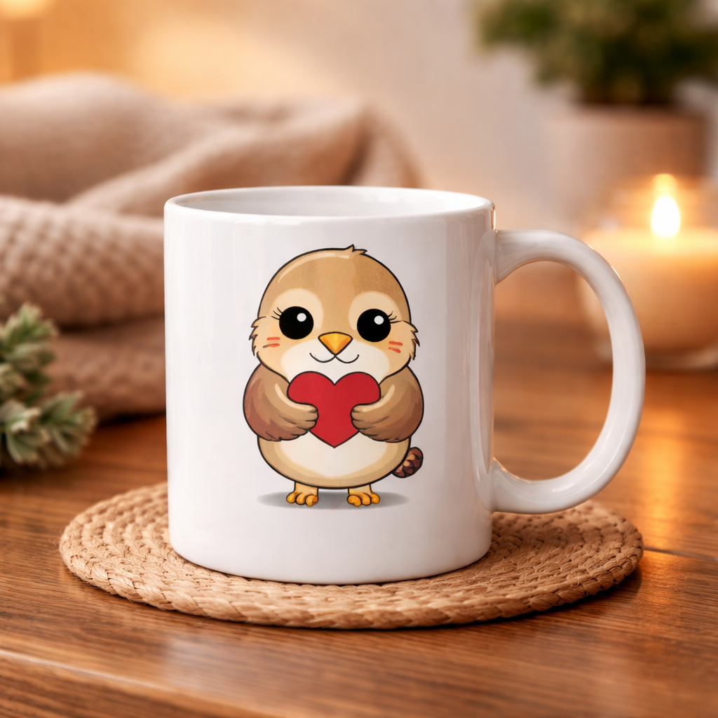 Chick with Heart Mug 